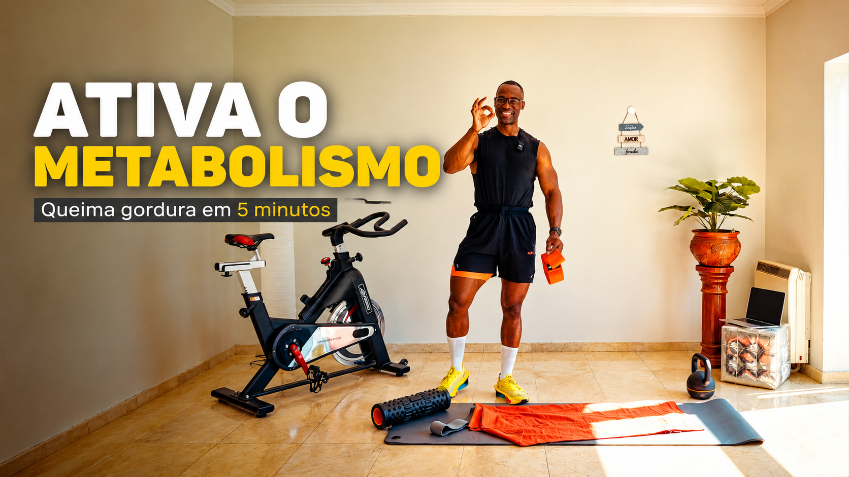 Ativa o metabolismo - Queima gordura em 5 minutos